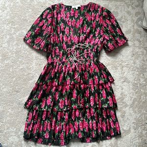 WAYF Tie Front Mini Dress Size S Worn Once